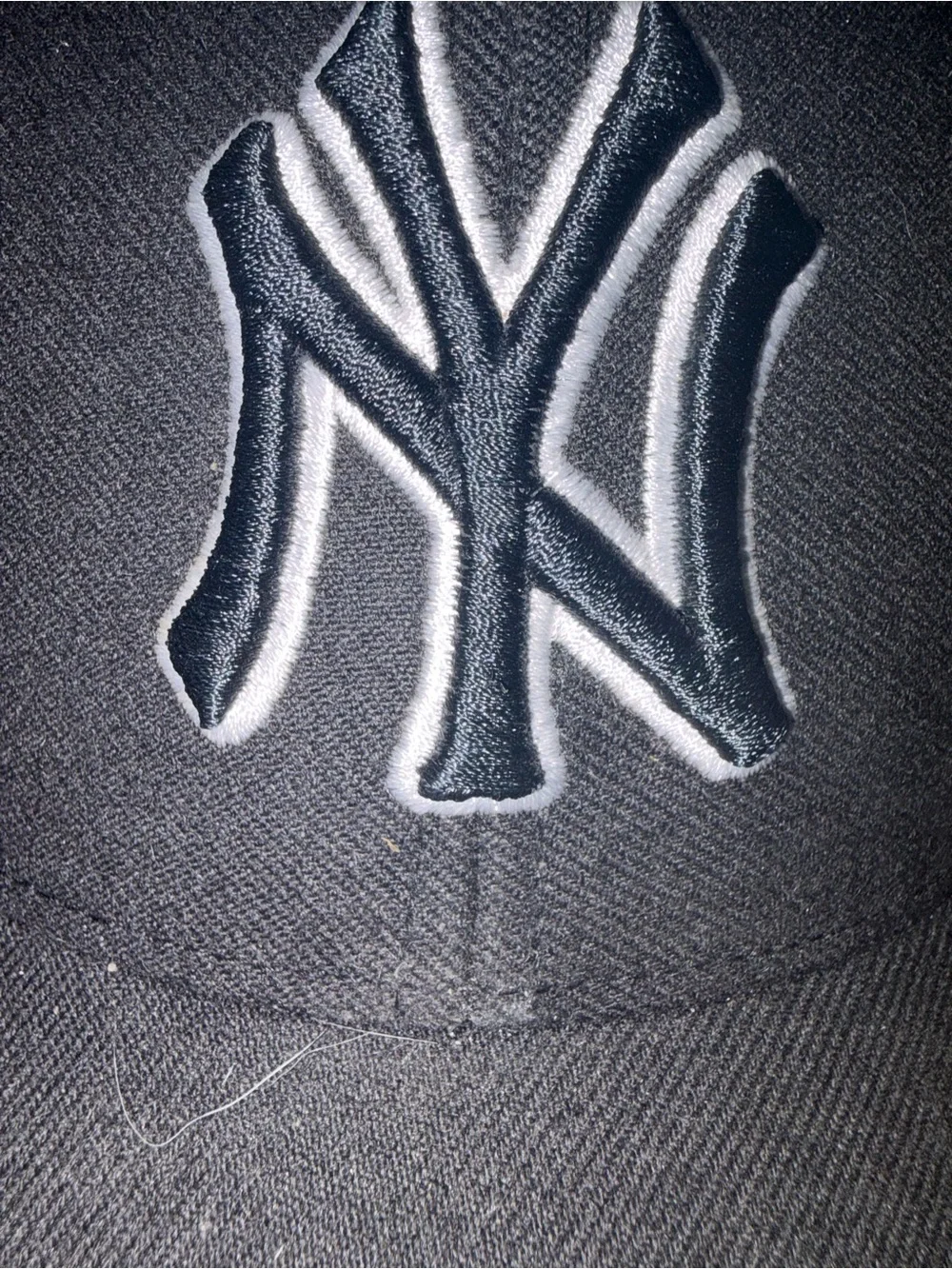 47 Brand New York Yankees Black Baseball Cap OSFA Adjustable